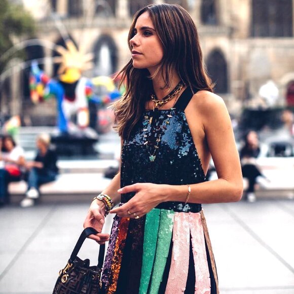 Tibi Multicolor Long Night Out Dress Size 2 - Picture 14 of 16